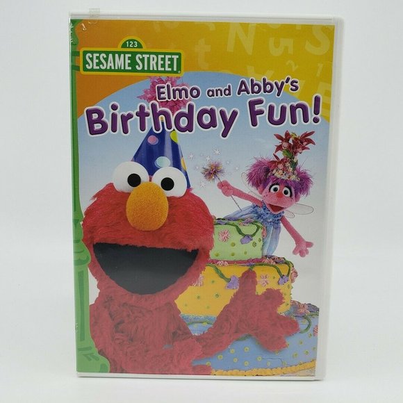 Sesame Street Elmo and Abby's Birthday Fun DVD (2009) Standard Version - Picture 1 of 4
